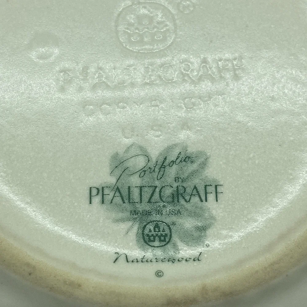 Pfaltzgraff Naturewood Deep Rimmed Soup Cereal Bowls‎ 7 1/4